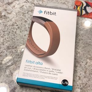 Leather accessory band for Fitbit Alta